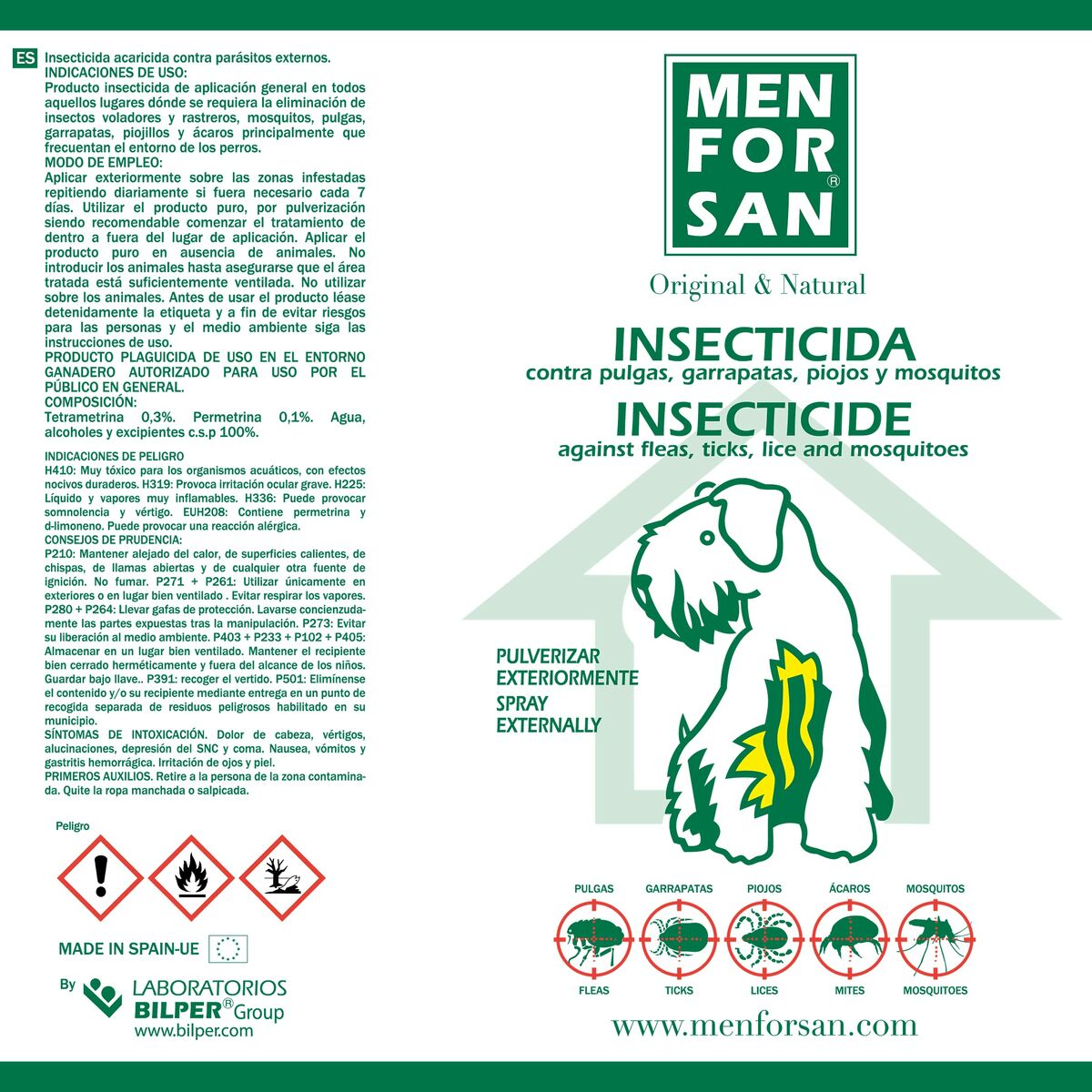 Perfume for Pets Menforsan 750 ml-7