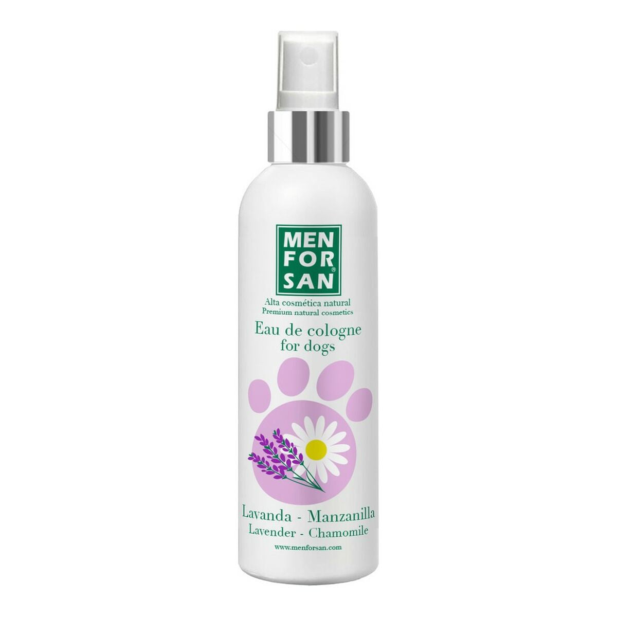 Eau de Cologne Menforsan Chien Lavande Camomille 125 ml-0