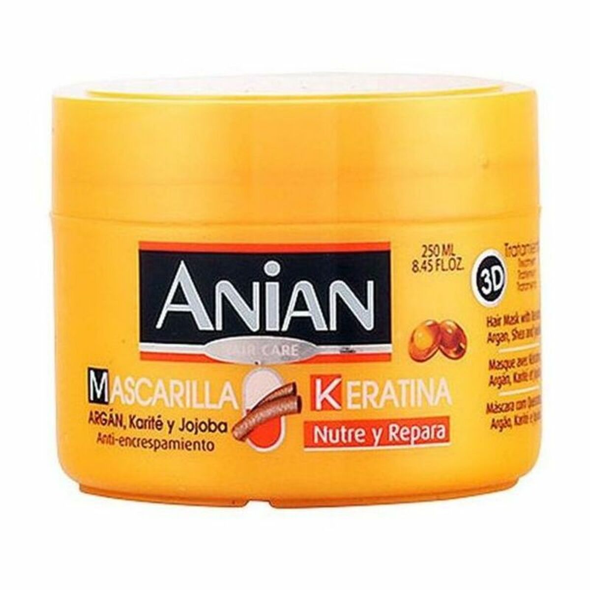 Wiederherstellende Haarmaske Anian Keratina Liquida 250 ml-0