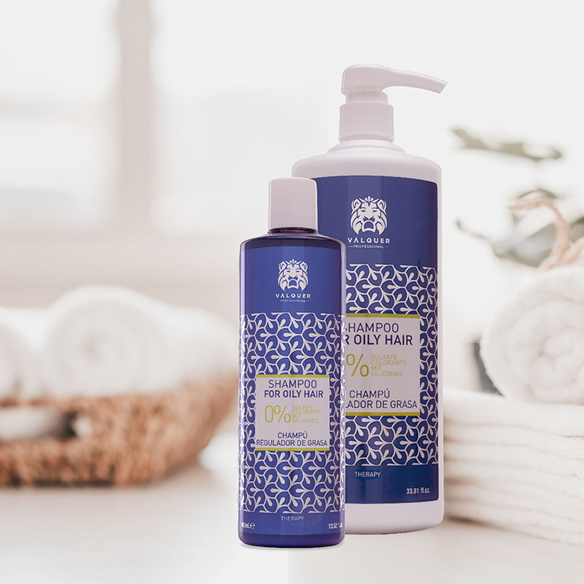Anti-Grease Shampoo Valquer SIN SULFATOS 1 L-2