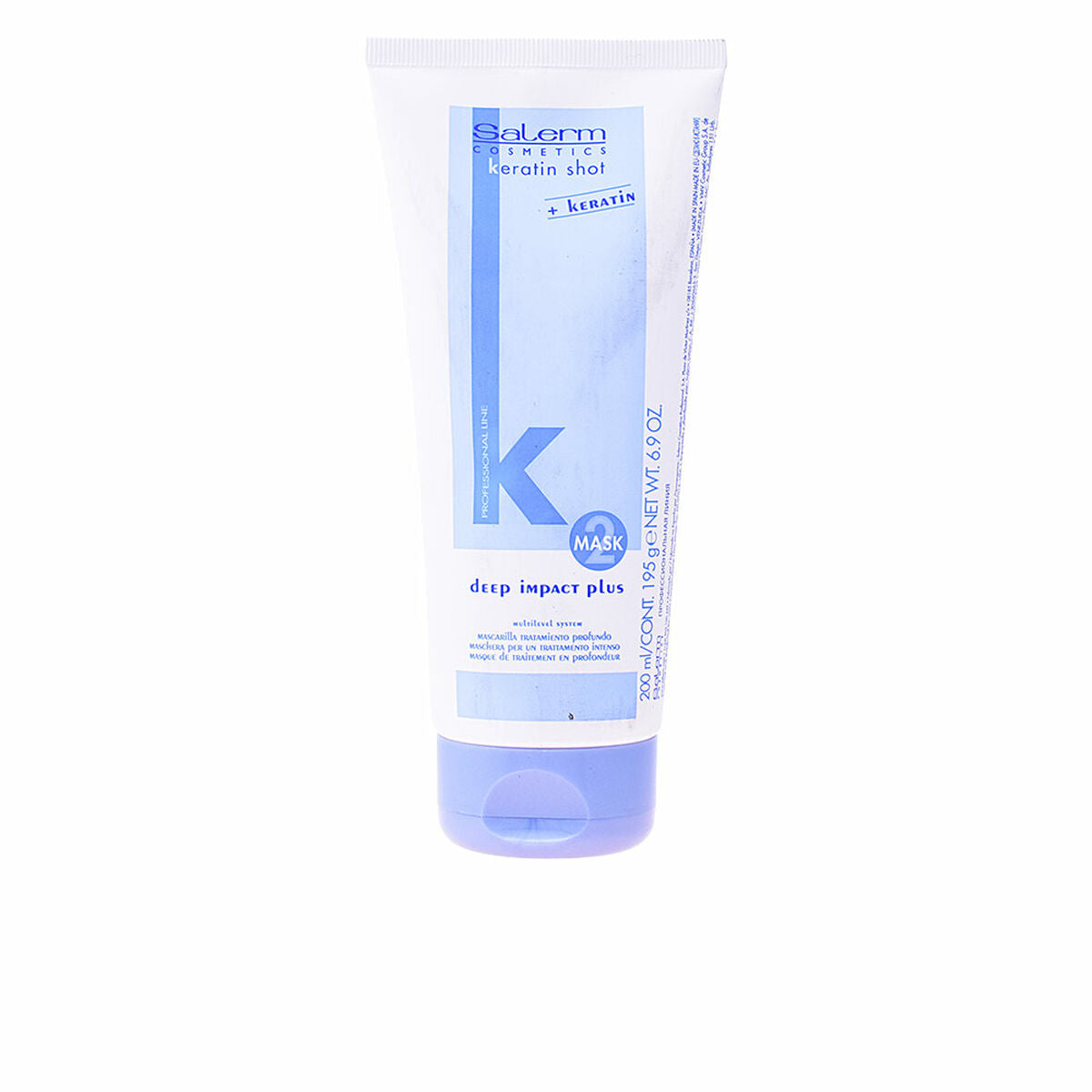 Masque capillaire nourrissant à la kératine Shot Salerm-2