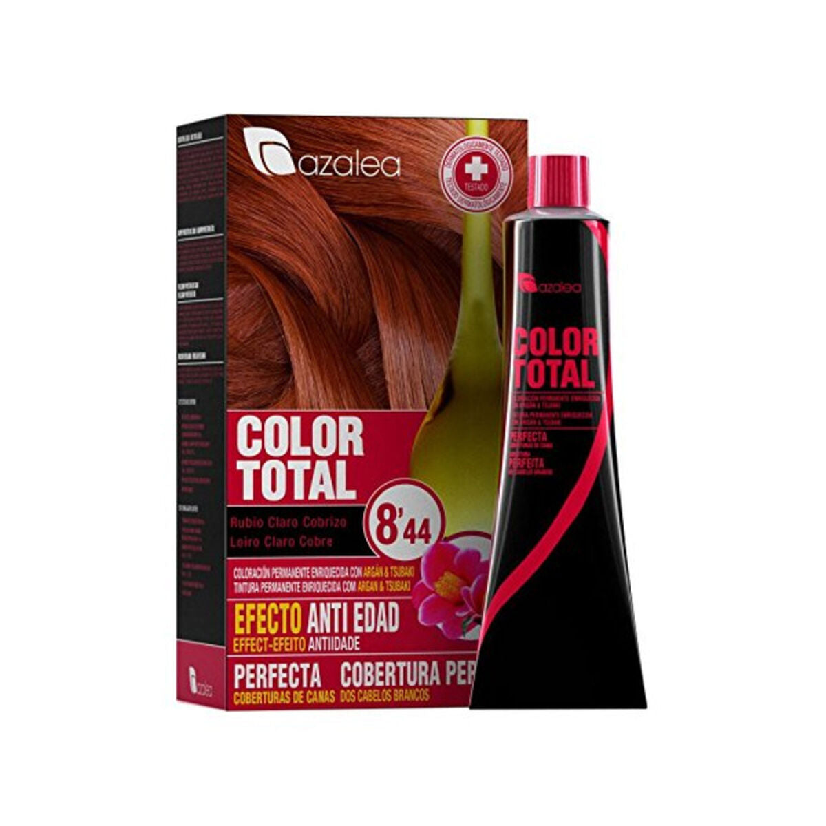 Cream Colourant N8,44 Azalea Color Total (200 g) (1 Unit)-0