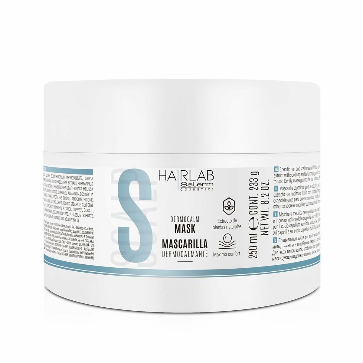 Masque capillaire Salerm DERMOCALM 250 ml-0