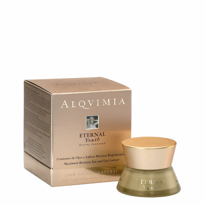 Crema Antietà Contorno Occhi e Labbra Alqvimia ETERNA GIOVINEZZA 15 ml