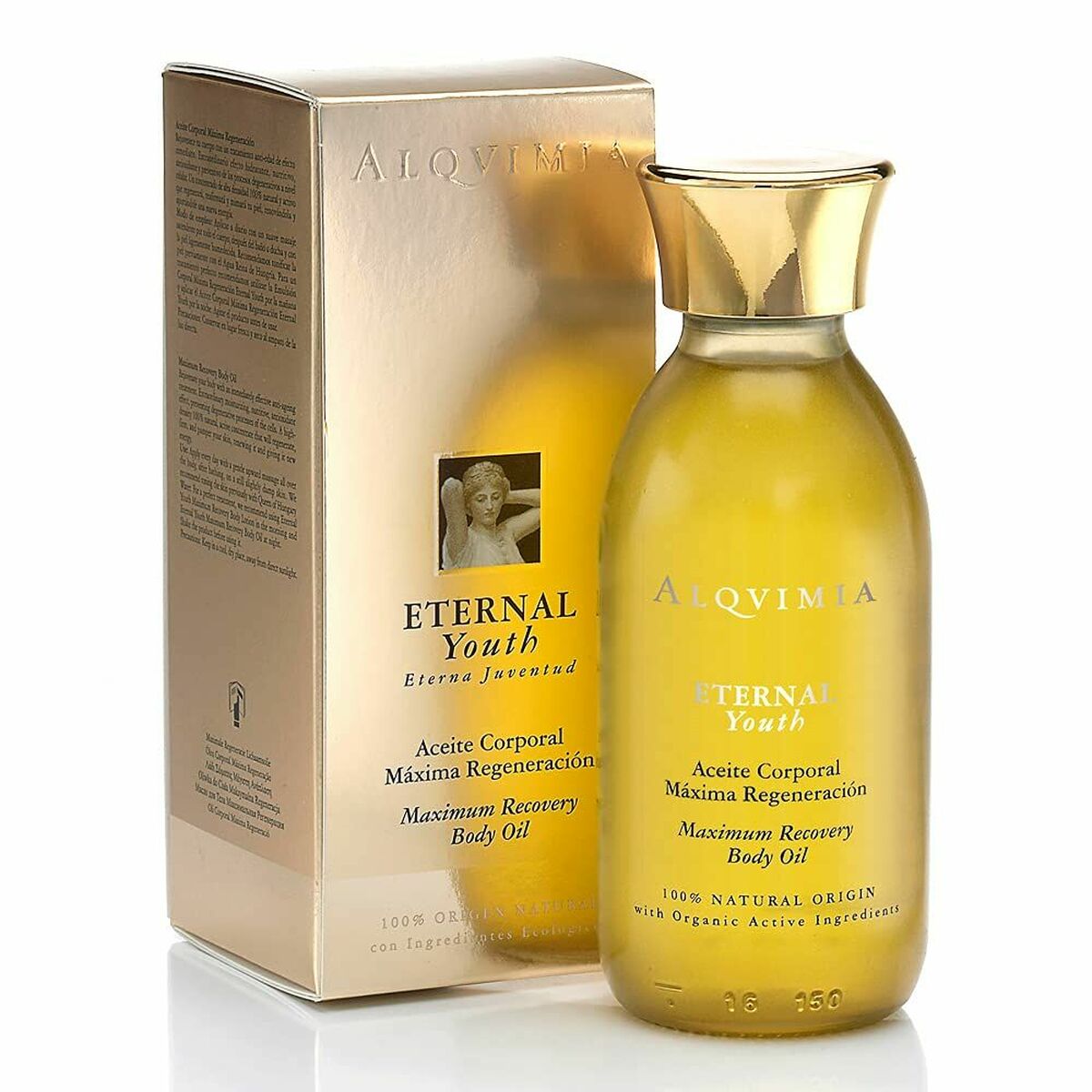 Ulei de corp intineritor Eternal Youth Alqvimia (150 ml)-0