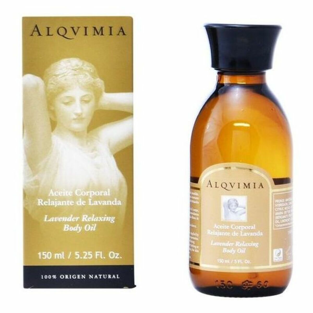 Ulei de corp relaxant Ulei de lavandă Alqvimia (150 ml)-0