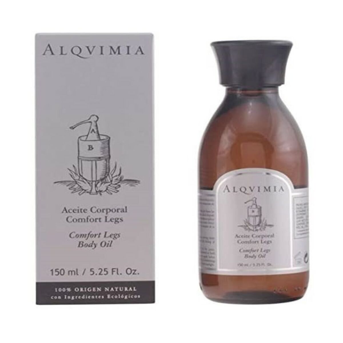 Olio confortante per le gambe Alqvimia (150 ml)-0