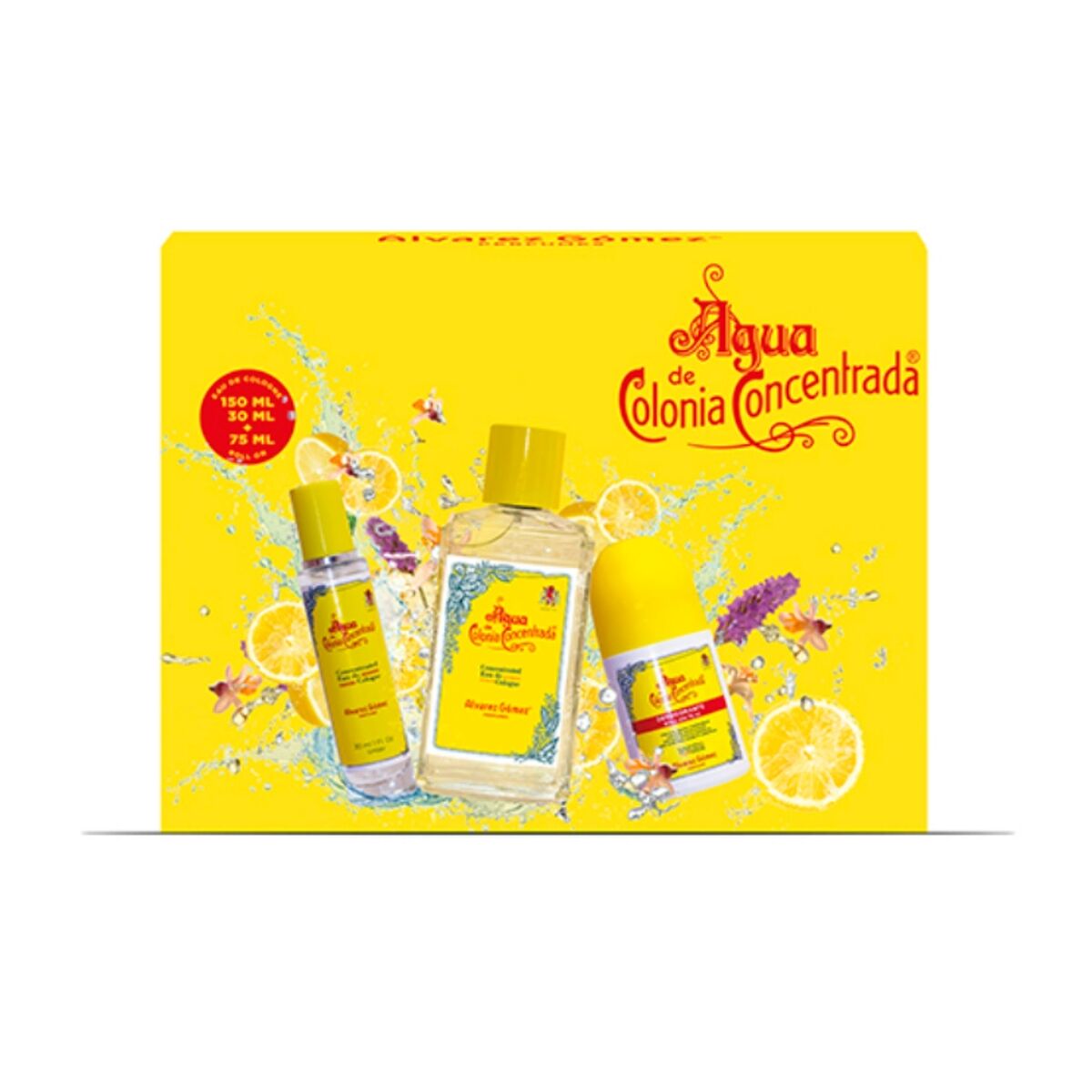 Unisex' Perfume Set Alvarez Gomez EDC Agua de Colonia Concentrada 3 Pieces-0