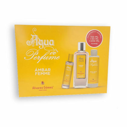 Set Profumo Donna Alvarez Gomez Ambar 3 Pezzi