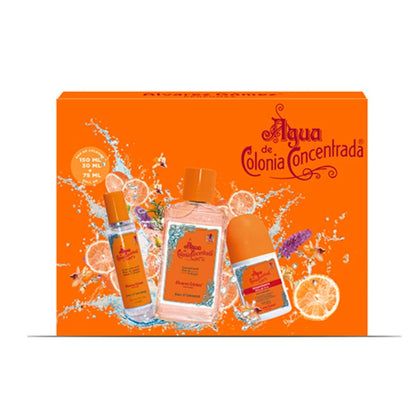 Set Profumo Unisex Alvarez Gomez Orange EDC Agua de Colonia Concentrada 3 Pezzi