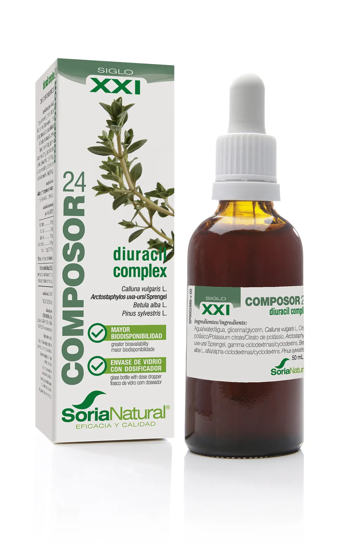 Soria Composor 24 Diuracin Complex Siglo Xxi 50 ml