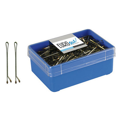 Fermacapelli Eurostil 300 Clips 50 mm Bronzo (300 pz)
