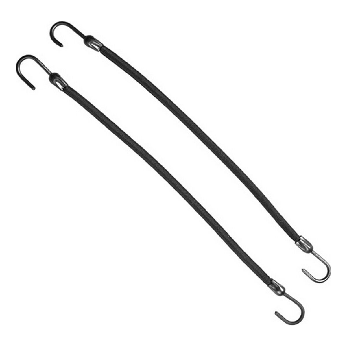 Elastici per capelli in gomma Eurostil 12 Gomas (12 uds)-0