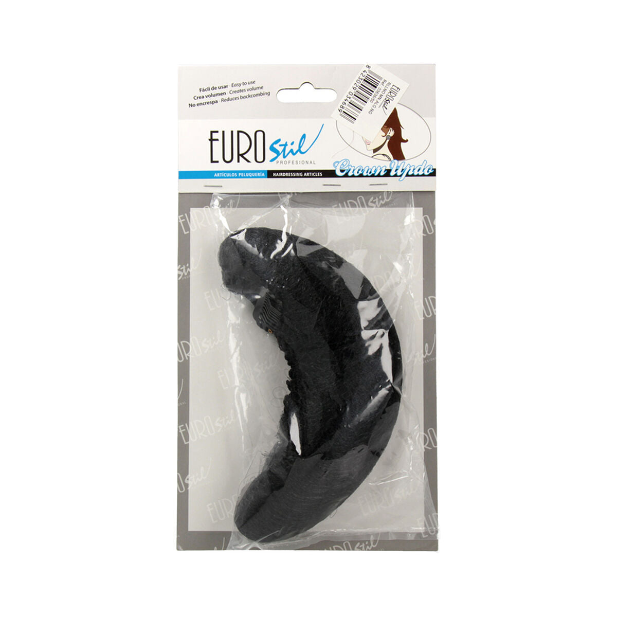 Chignon Donut Eurostil Remplissage Noir-0