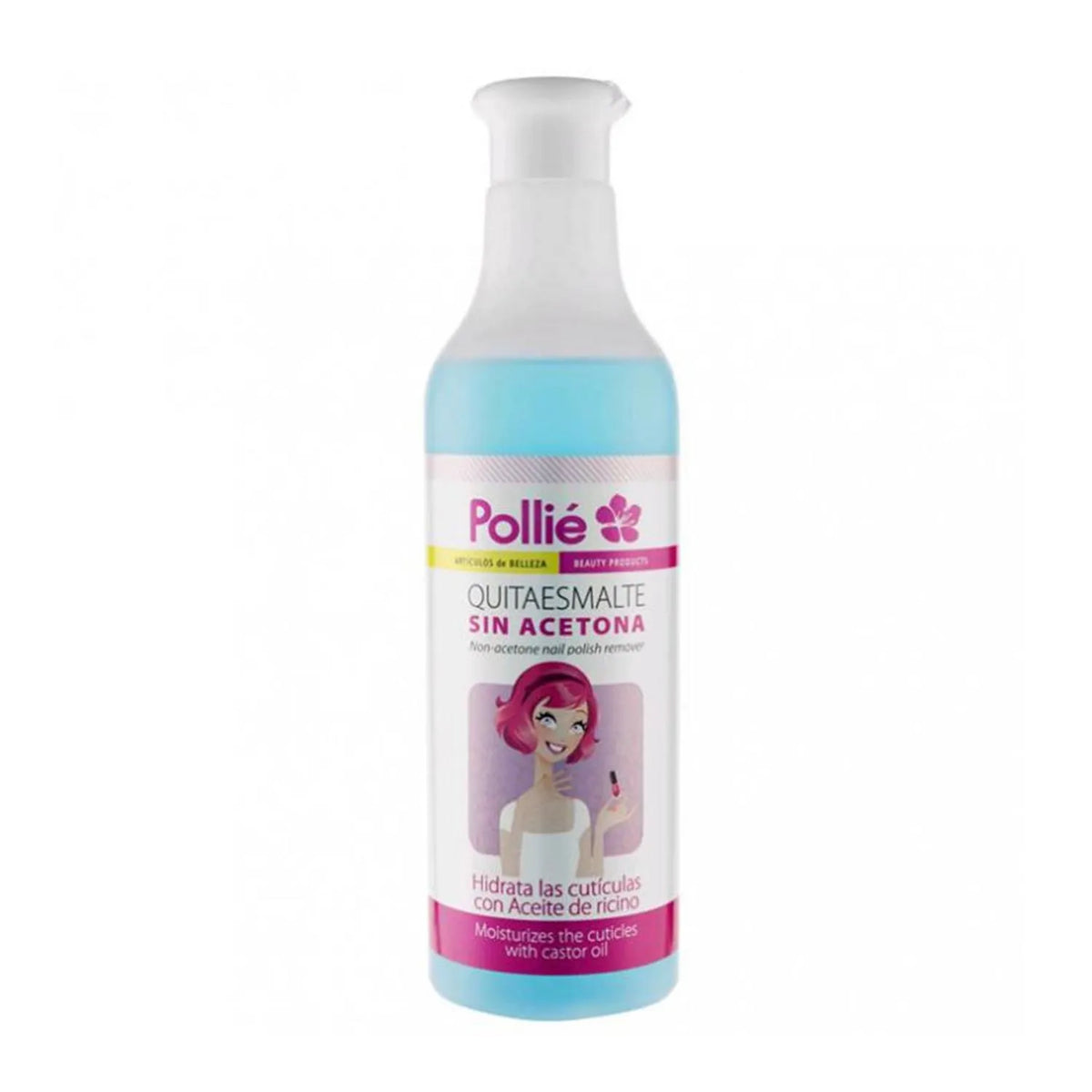 Eurostil Pollie Quitaesmalte senza Acetona Con olio De Ricino 150 ml
