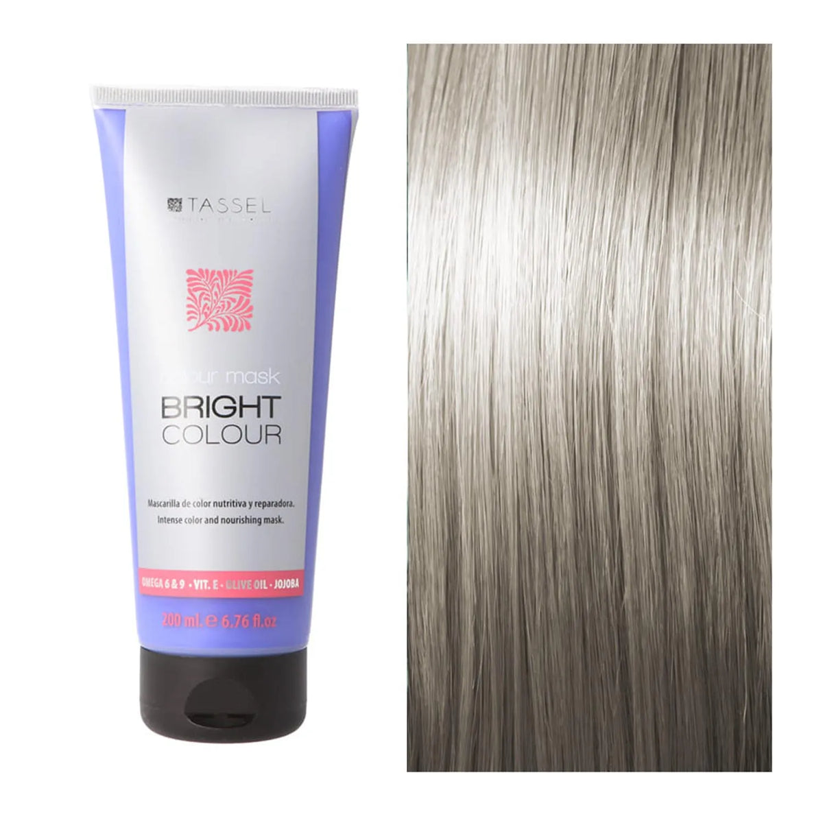 Eurostil Bright Colour maschera Capilar Color Rubio Hielo 1 pz