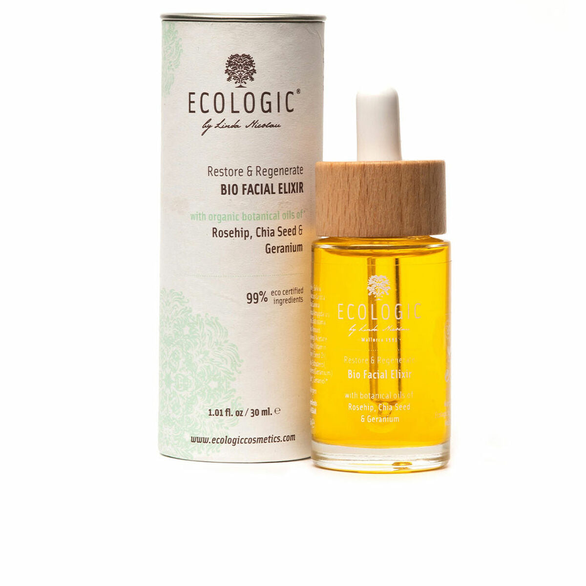 Elixir facial Ecologic Cosmetics Bio Restore & Regenerate (30 ml)-0