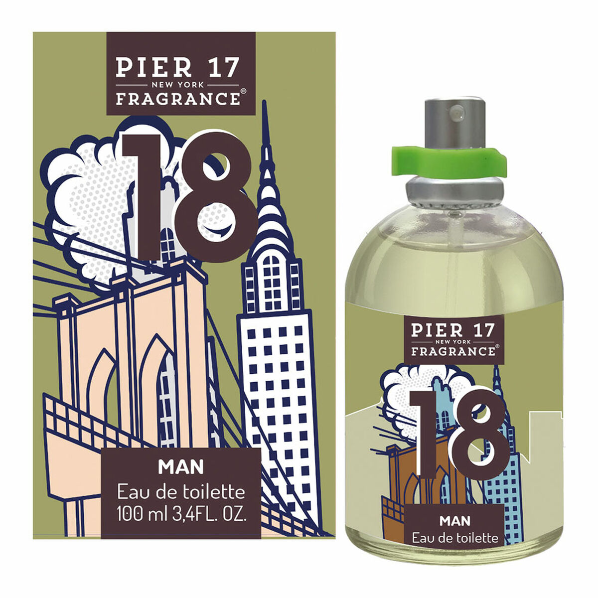 Profumo da uomo Pier 17 New York EDT 100 ml 18-0