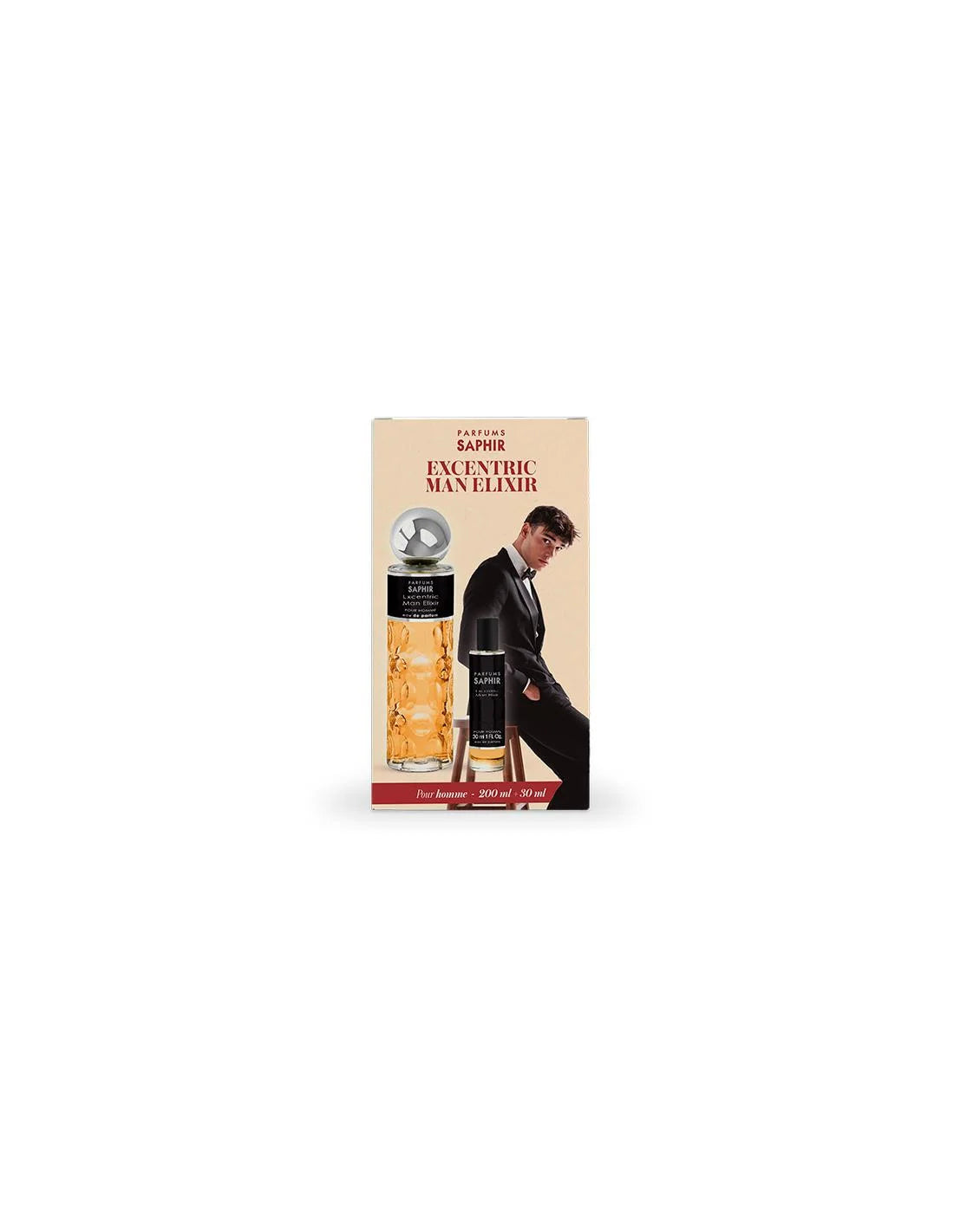 Saphir Excentric Man Elixir eau de parfum spray 200 ml 30 ml Sets