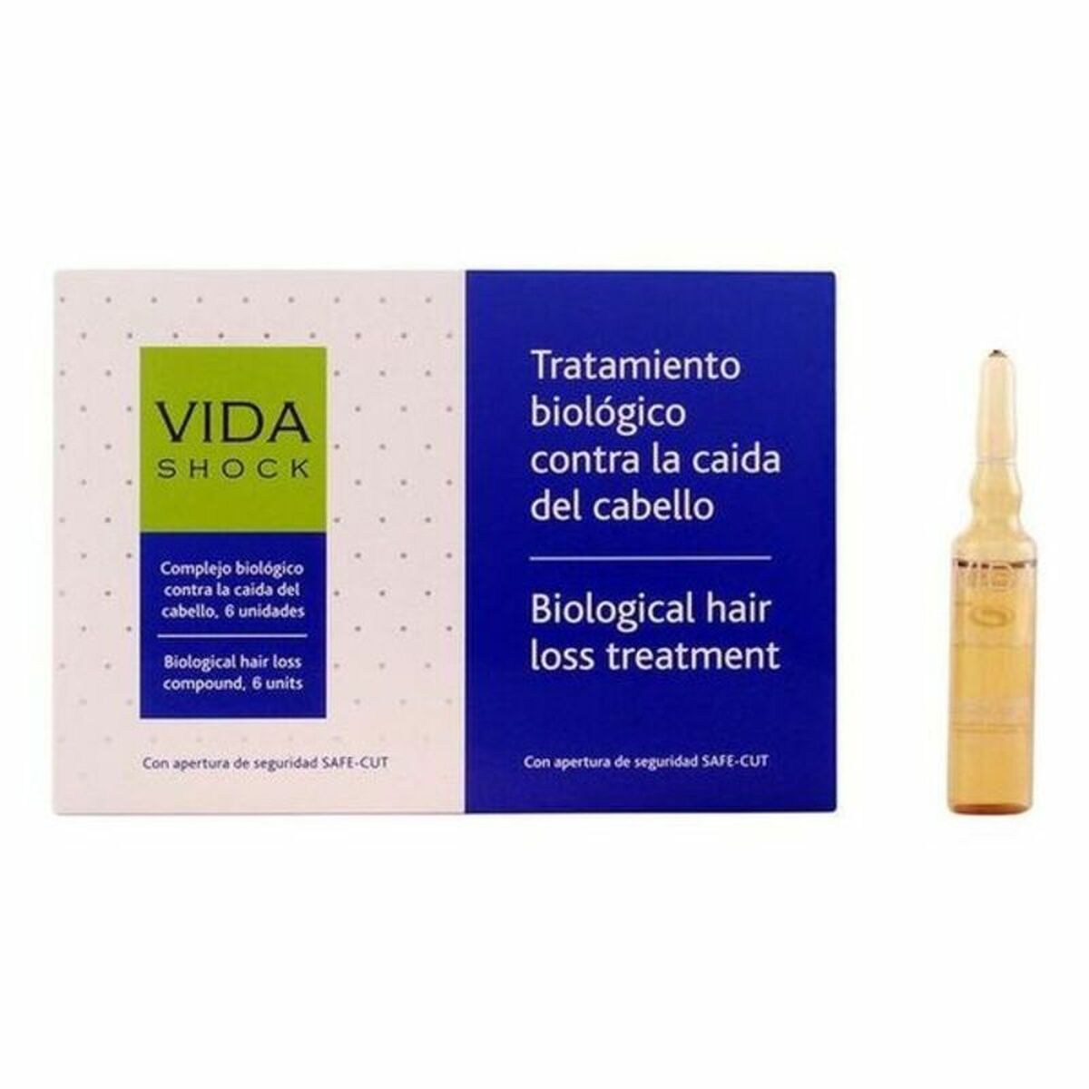 Ampollas Anticaída Vida Shock Luxana (6 x 10 ml)-0