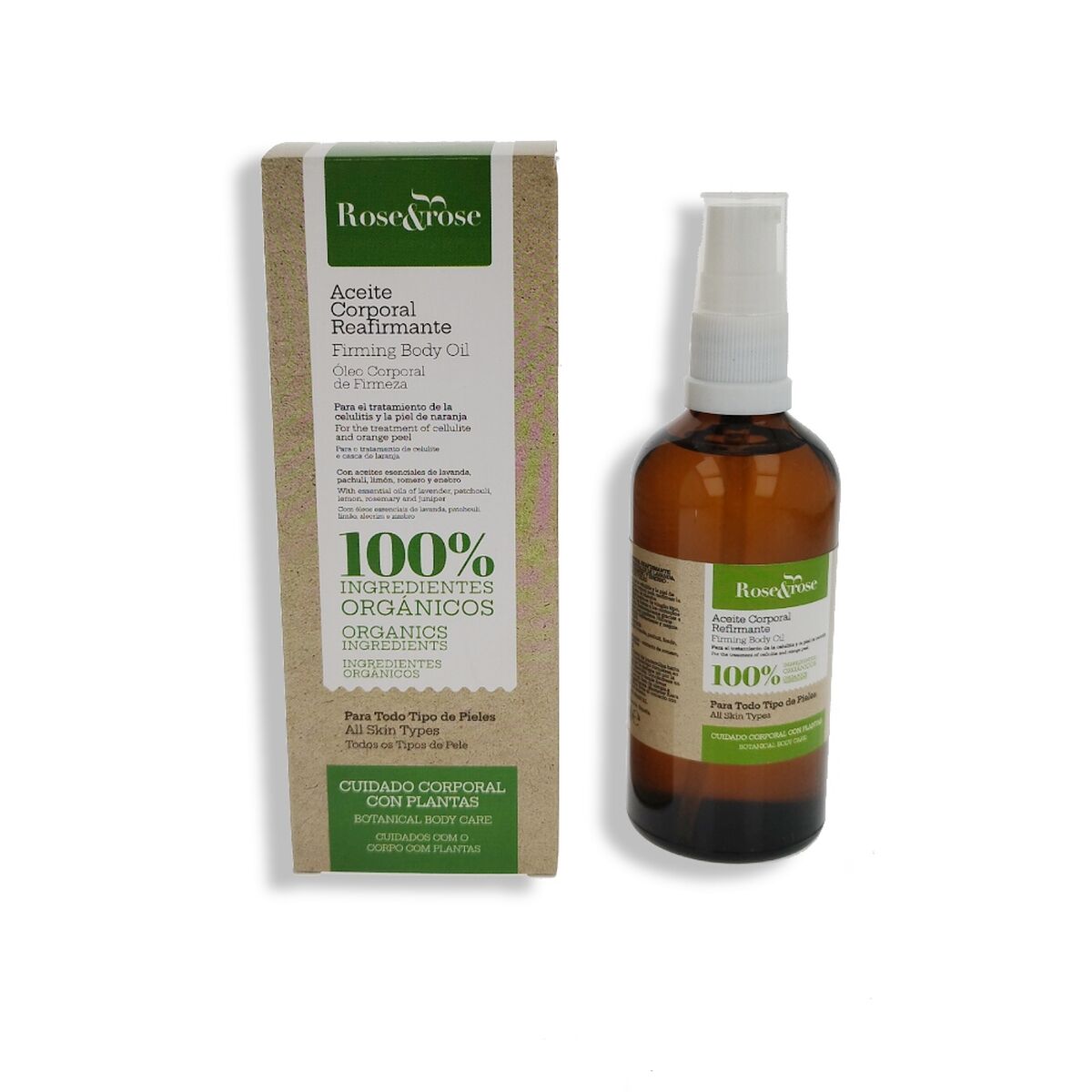 Ulei de corp Rose & Rose Ferming (100 ml)-0