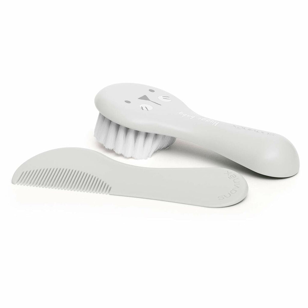 Juego de Peines/Cepillos Suavinex Blanco (2 Piezas)-1