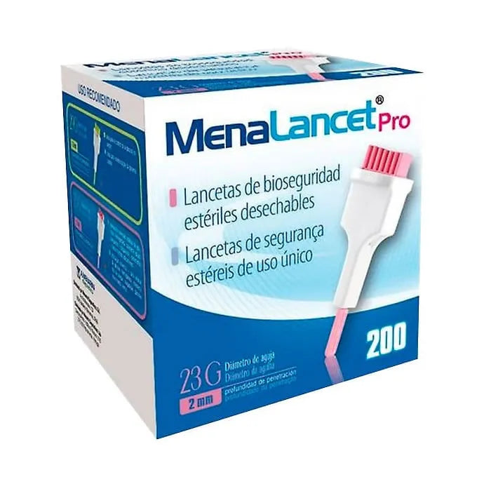 Menarini Menalancet Pro 23 g 200 Lancette