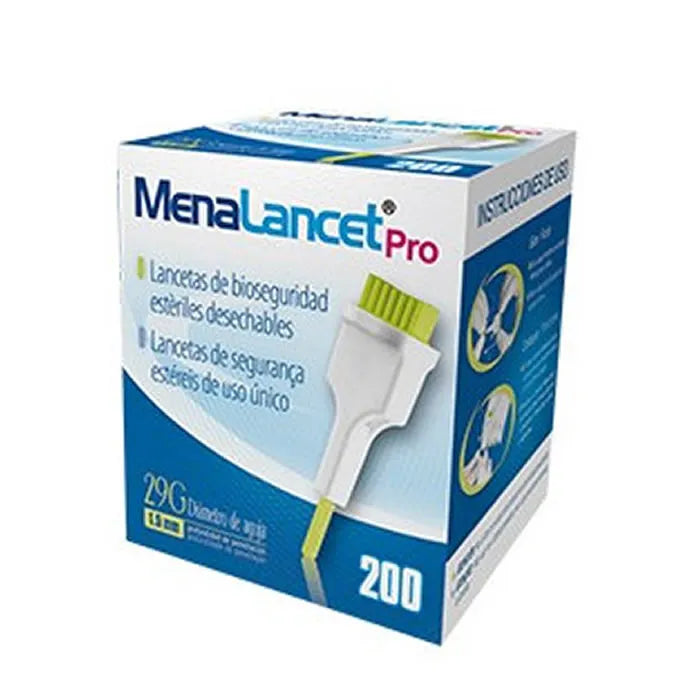Menarini Menalancet Pro 29 g 200 Lancette