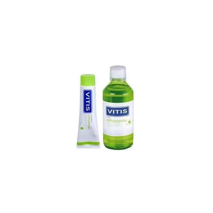 Vitis Orthodontic Dentifricio 100 ml cofanetto 2 pz