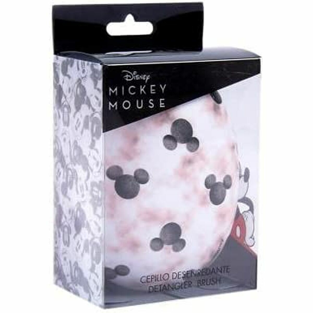 Detangling Hairbrush Disney   Pink Mickey Mouse 7 x 9 x 4 cm-3