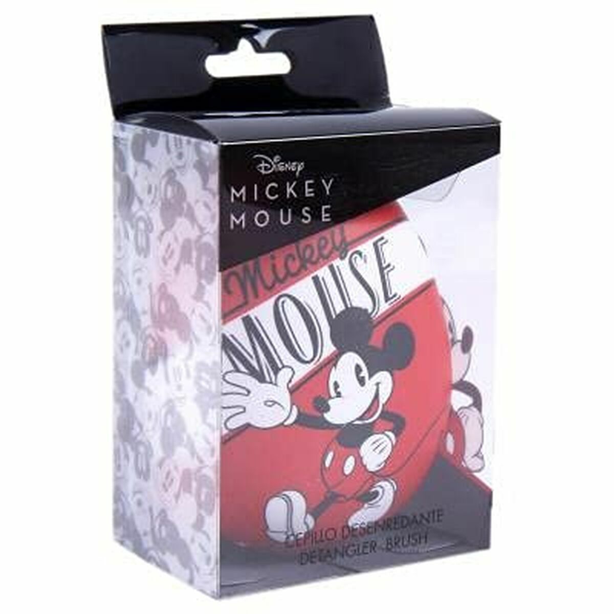 Detangling Hairbrush Disney   Red Mickey Mouse 7 x 9 x 4 cm-3