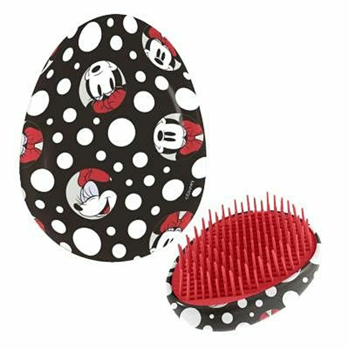 Entwirrende Haarbürste Disney Black Minnie Mouse 7 x 9 x 4 cm-4