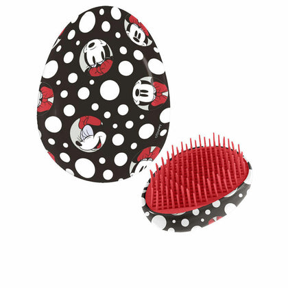 Entwirrende Haarbürste Disney Black Minnie Mouse 7 x 9 x 4 cm