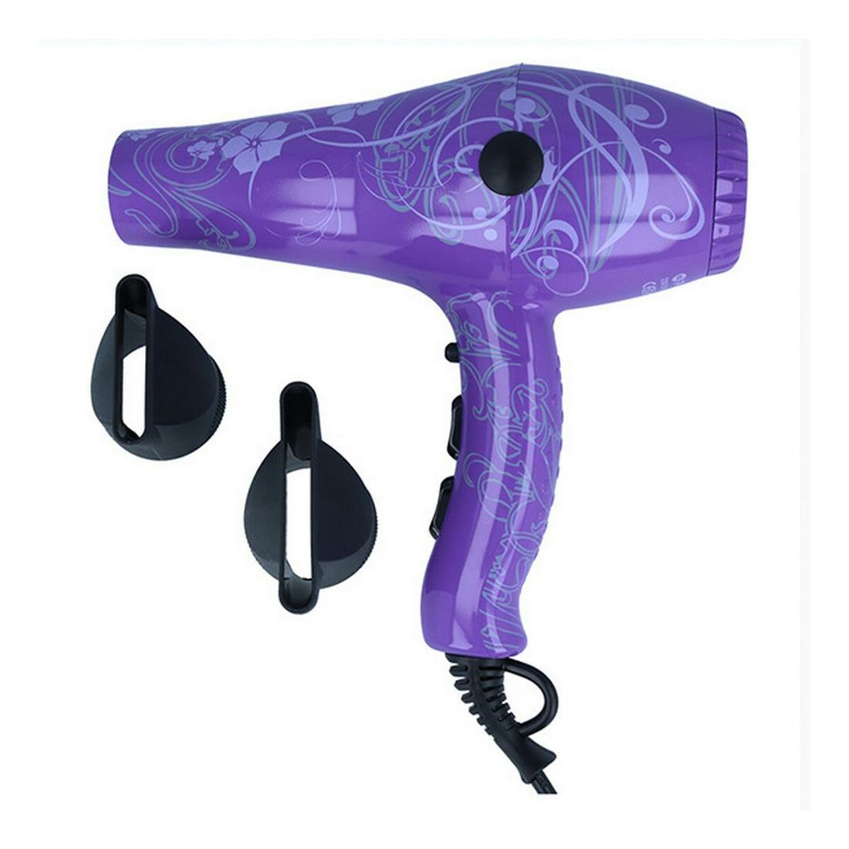 Sèche-cheveux Albi Pro Secador fleur fleurs lilas-0