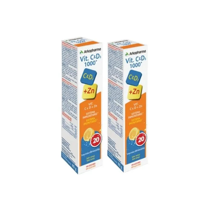 Arkopharma Vitamina C e D3 1000 mg 2x20 compresse