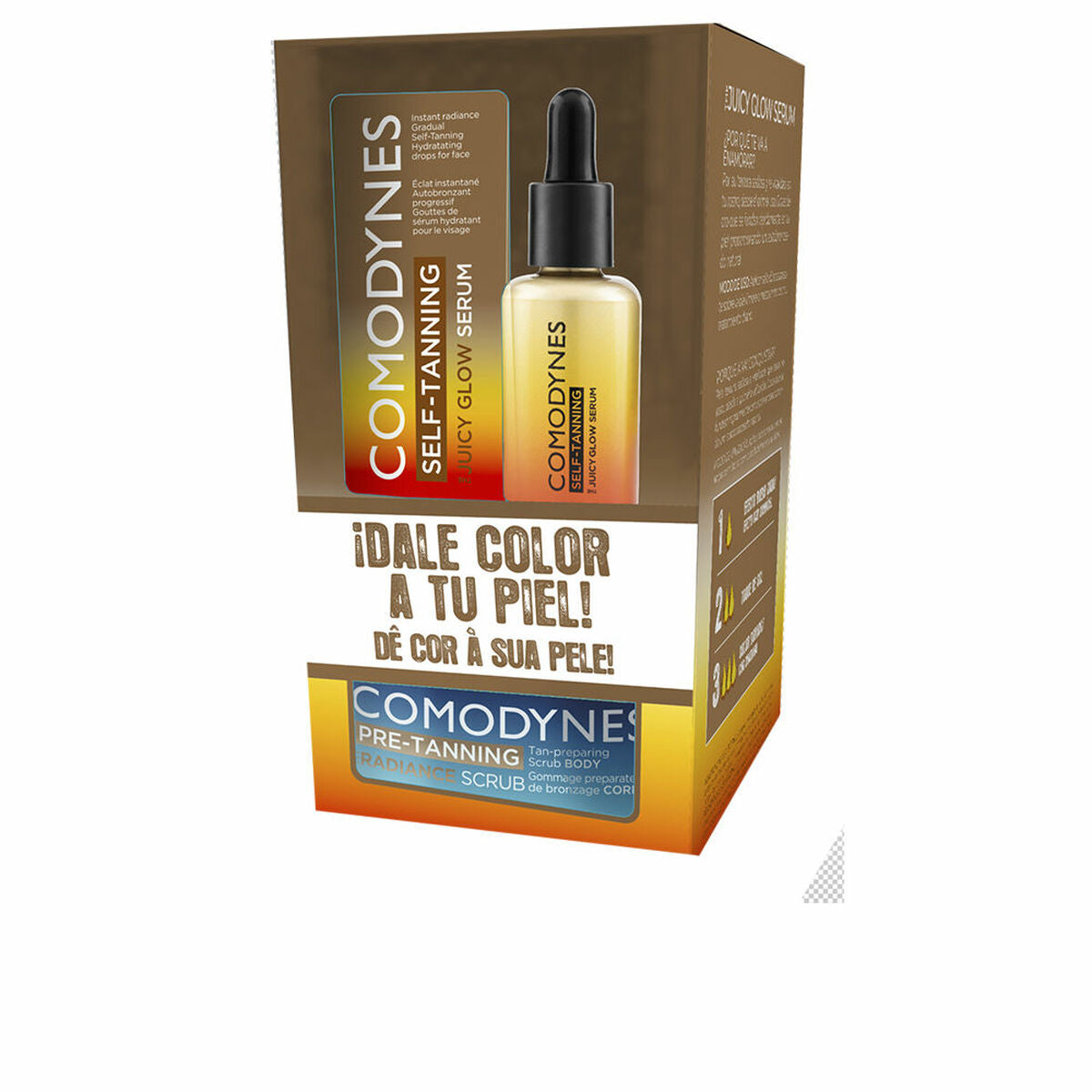 Self-Tanning Body Lotion Comodynes SELF-TANNING 2 Pieces-0