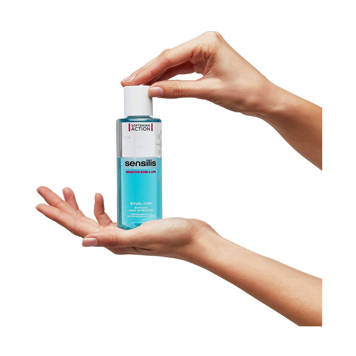 Démaquillant biphasique visage Sensilis soin rituel yeux lèvres (150 ml)-1
