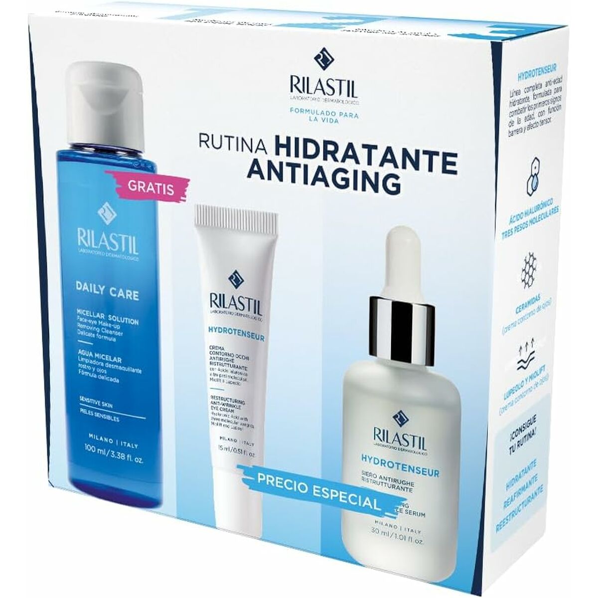 Cosmetic Set Rilastil HYDROTENSEUR 3 Pieces-0