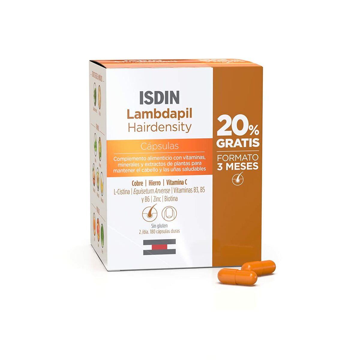 Complemento Alimenticio Anticaída Isdin Lambdapil (180 Unidades)-0