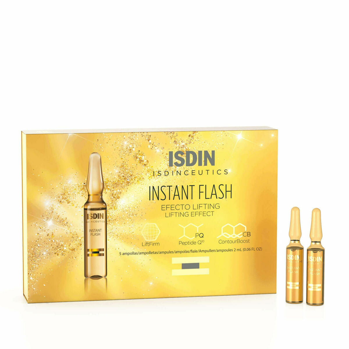 Straffende Gesichtsbehandlung Isdin Instant Flash-0