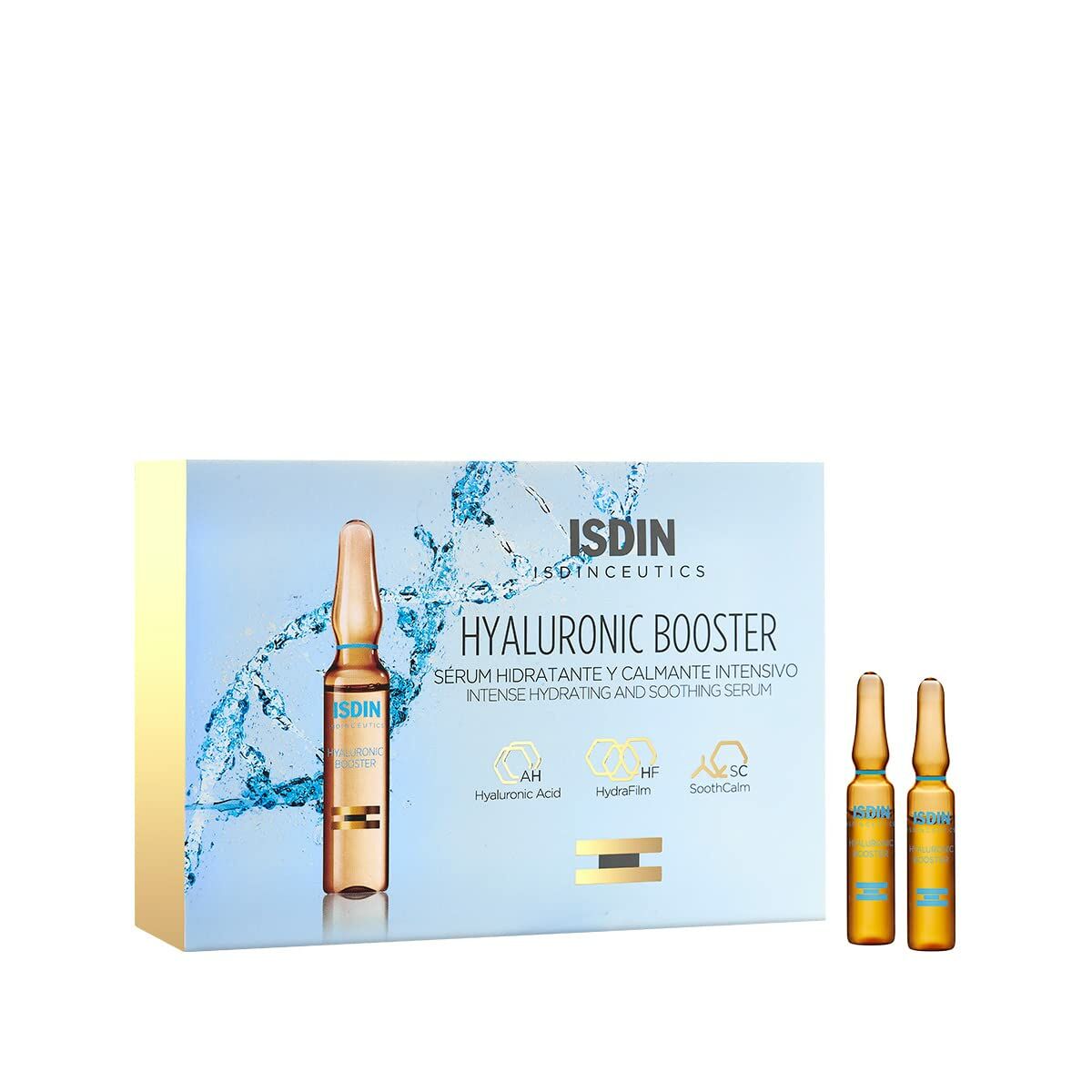Ampoules Isdin Isdinceutics traitement hydratant pour le visage (10x2 ml)-0