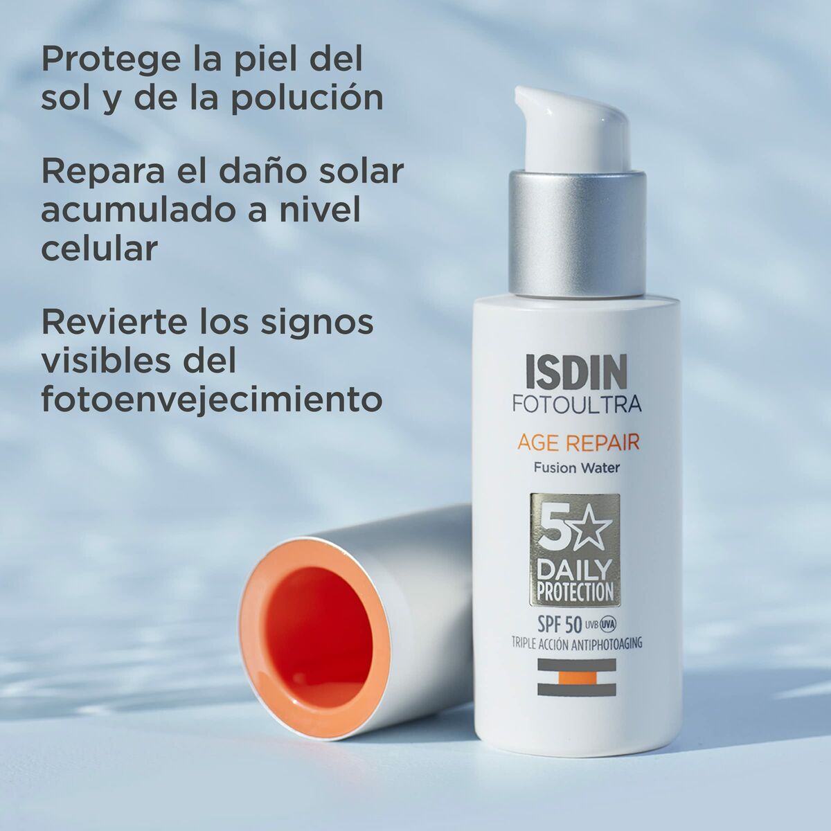 Crema Solare Viso Isdin Fusion Water Magic Glow Spf 50 50 ml-1