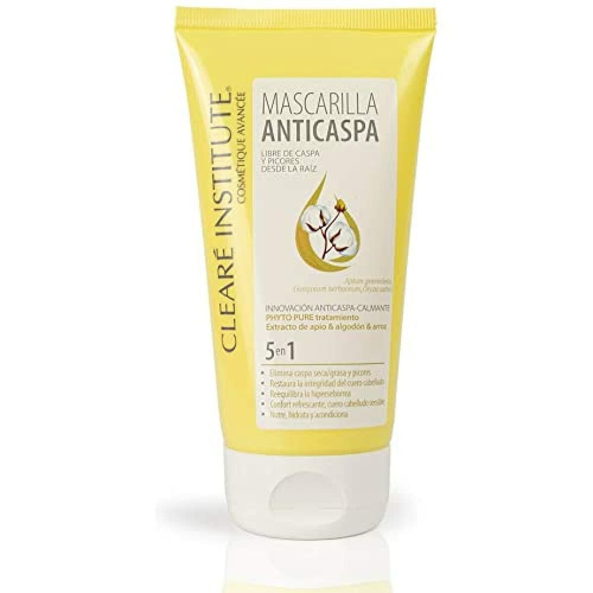 Maschera Capelli Clearé Institute Anticaspa 5 in 1 Antiforfora 150 ml-0