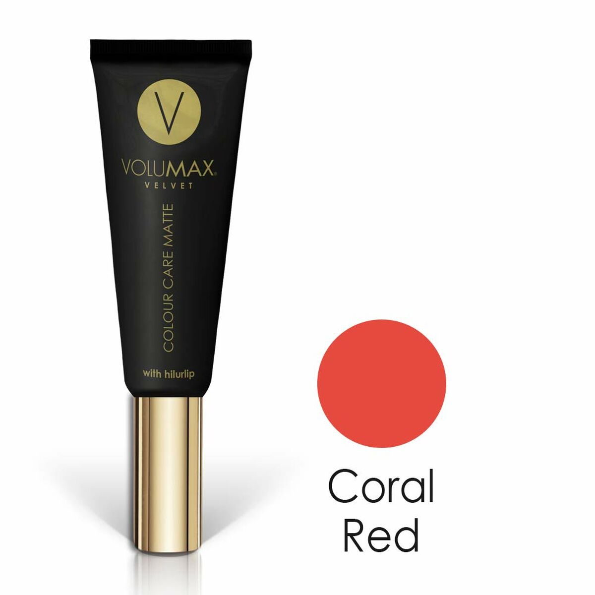 Baume à Lèvres Coloré Volumax Corail Rouge Velours Mat 7,5 ml-1