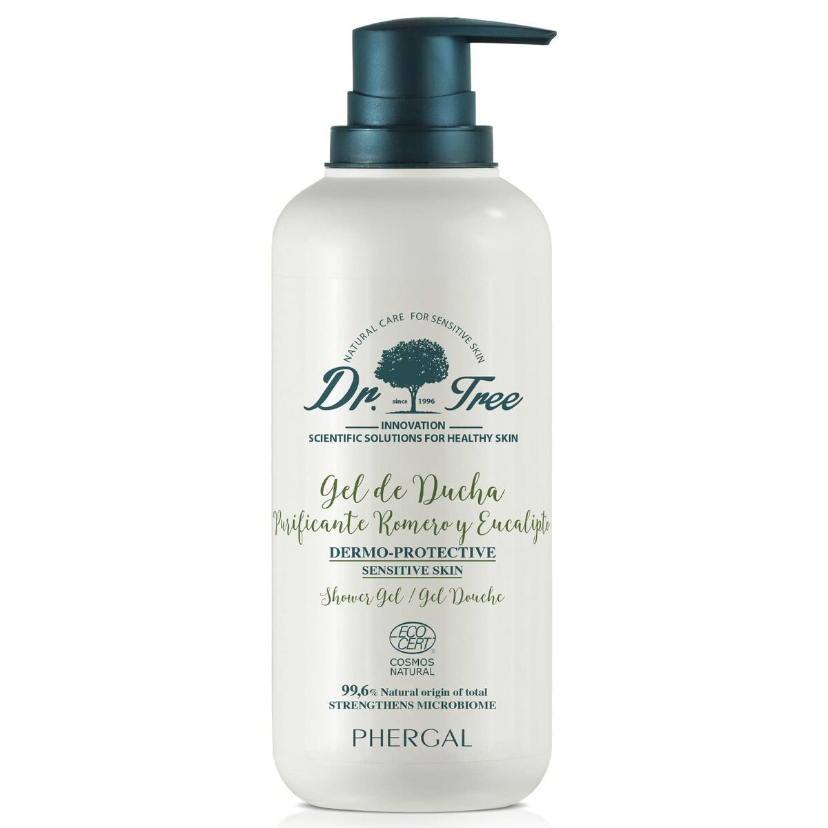 Gel Doccia Dr. Tree Pelli Sensibili Eucalipto Rosmarino Purificante 500 ml-0