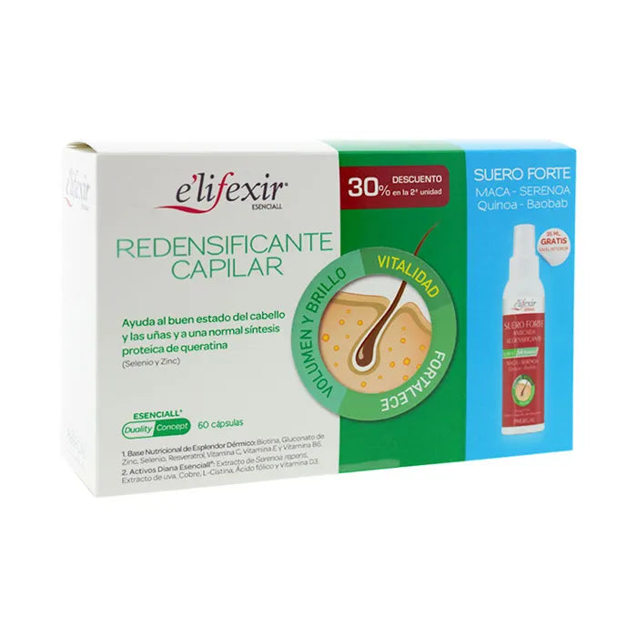 Phergal Elifexir Esencial Pack Ridensificante 60 capsule + Siero 35 ml