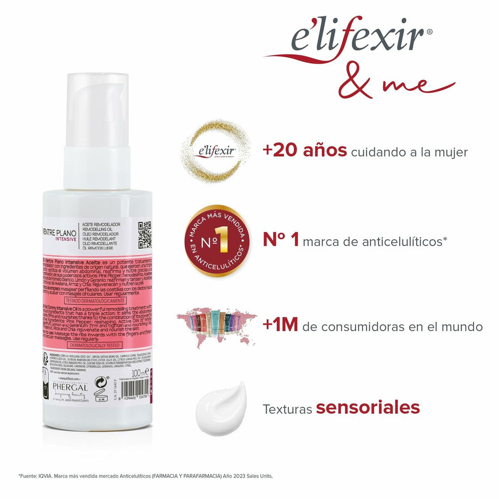 Aceite Corporal Remodelante Elifexir DERMO 100 ml Efecto vientre plano-1