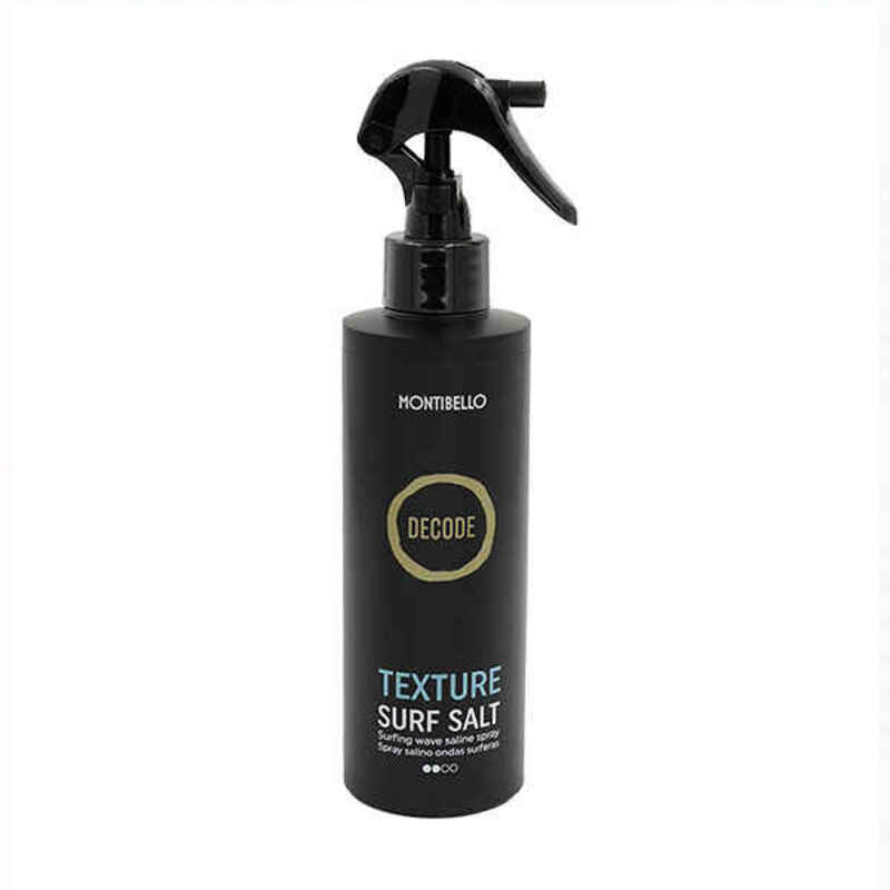 Acqua Styling per Ricci e Onde Decode Texture Surf Salt Montibello DTSS (200 ml)-0