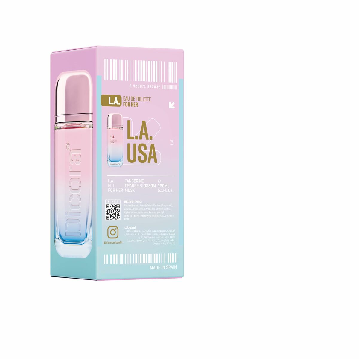 Parfum de dama Dicora URBAN FIT LOS ANGELES EDT 150 ml-1