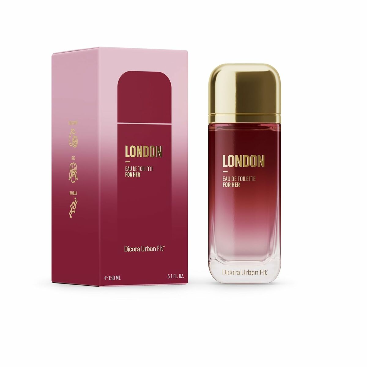 Parfum de dama Dicora Urban Fit London EDT 150 ml-0